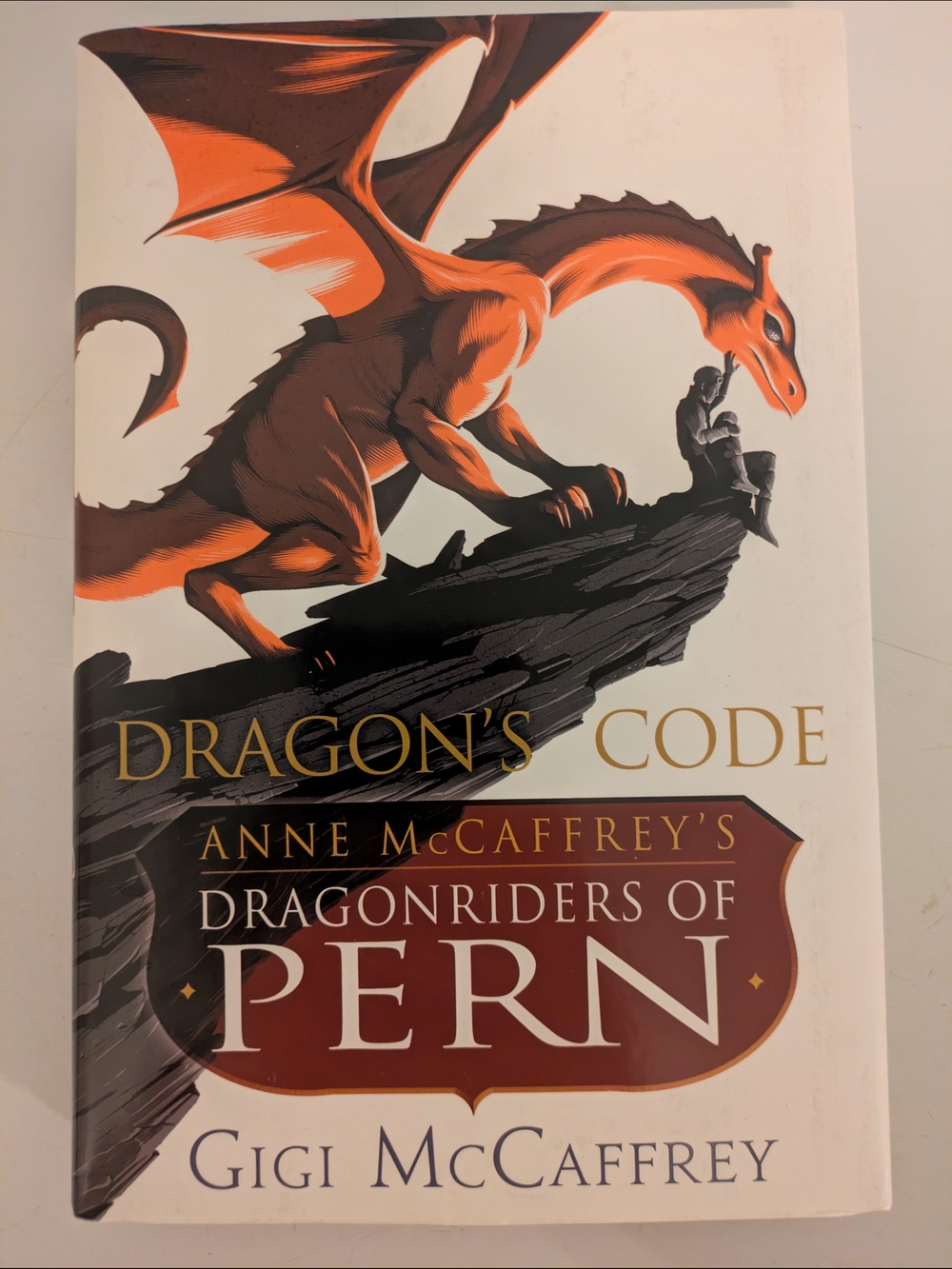 Dragon's Code by Gigi McCaffrey First Edition! Hardcover! Mint Condition!